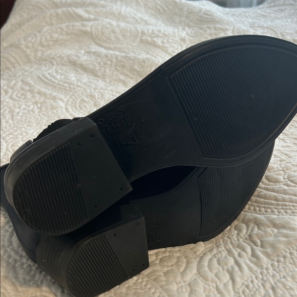 Jeffrey Campbell Navy Ankle Booties - Picture 4 of 4